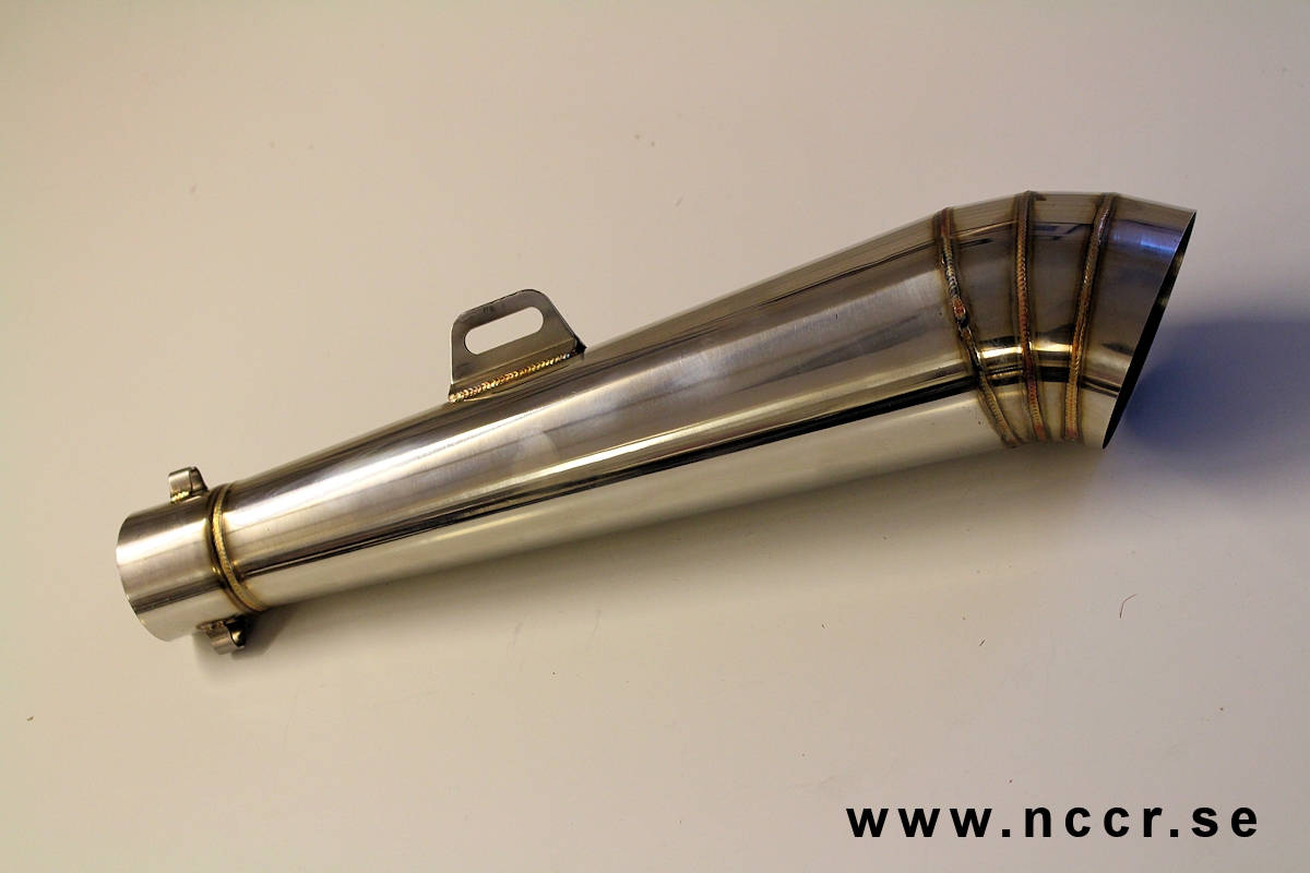 NCCR Northern Classic, Custom & Race Straight Megaphone Race exhaust can